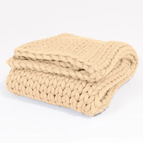 Lounge Pug チャンキーニット cream