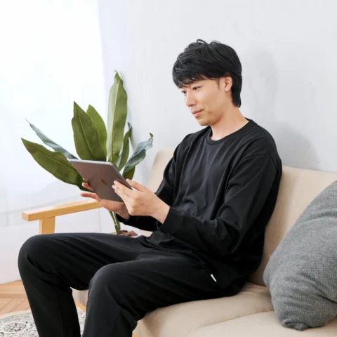 AOKI RECOVERY CARE+ オールシーズン 長袖上下セット 公式商品画像