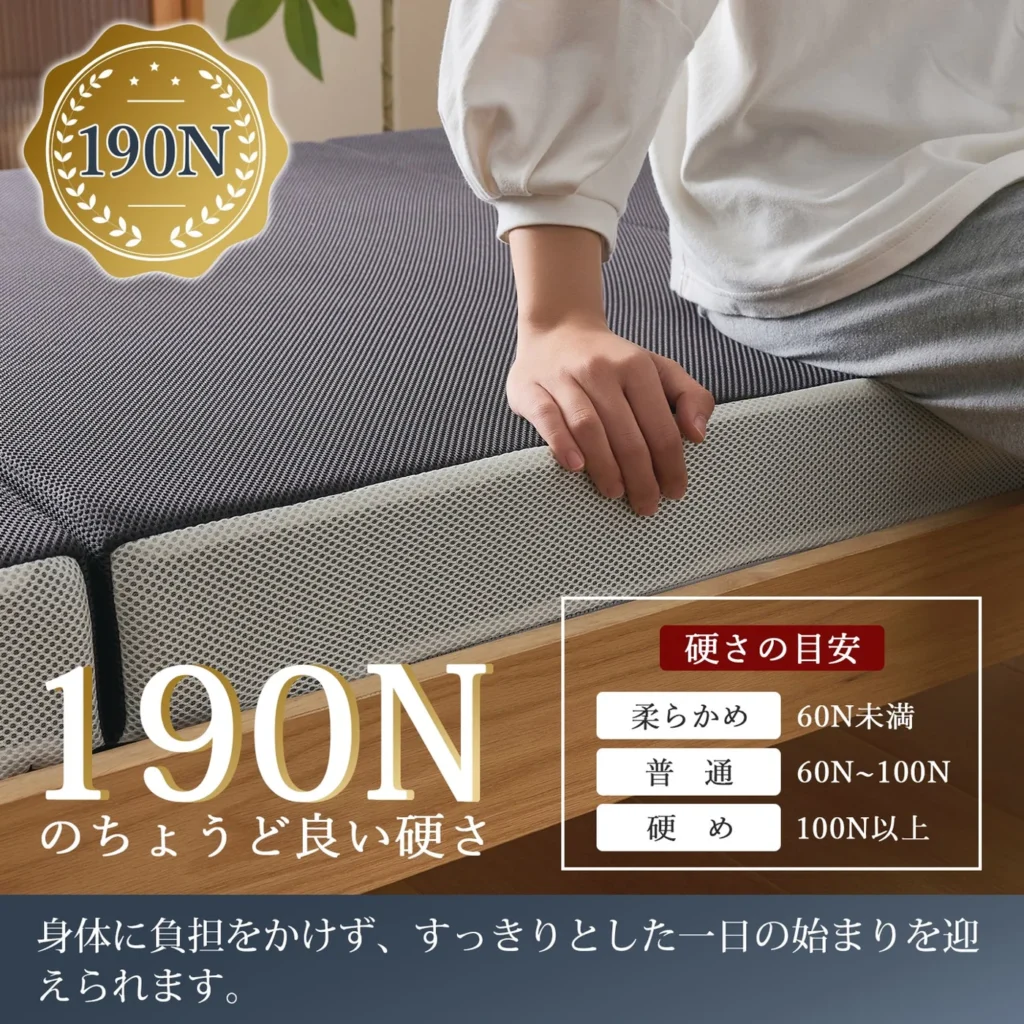Softime 三つ折り高反発マットレス 26D・190N 公式商品画像