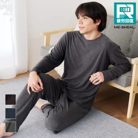 ワークマン MEDIHEAL ルームパイル長袖クルーネック 2478 公式商品画像