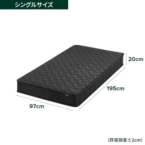 ZINUS BASIC ポケットコイル20cm（BASICP8） 公式商品画像